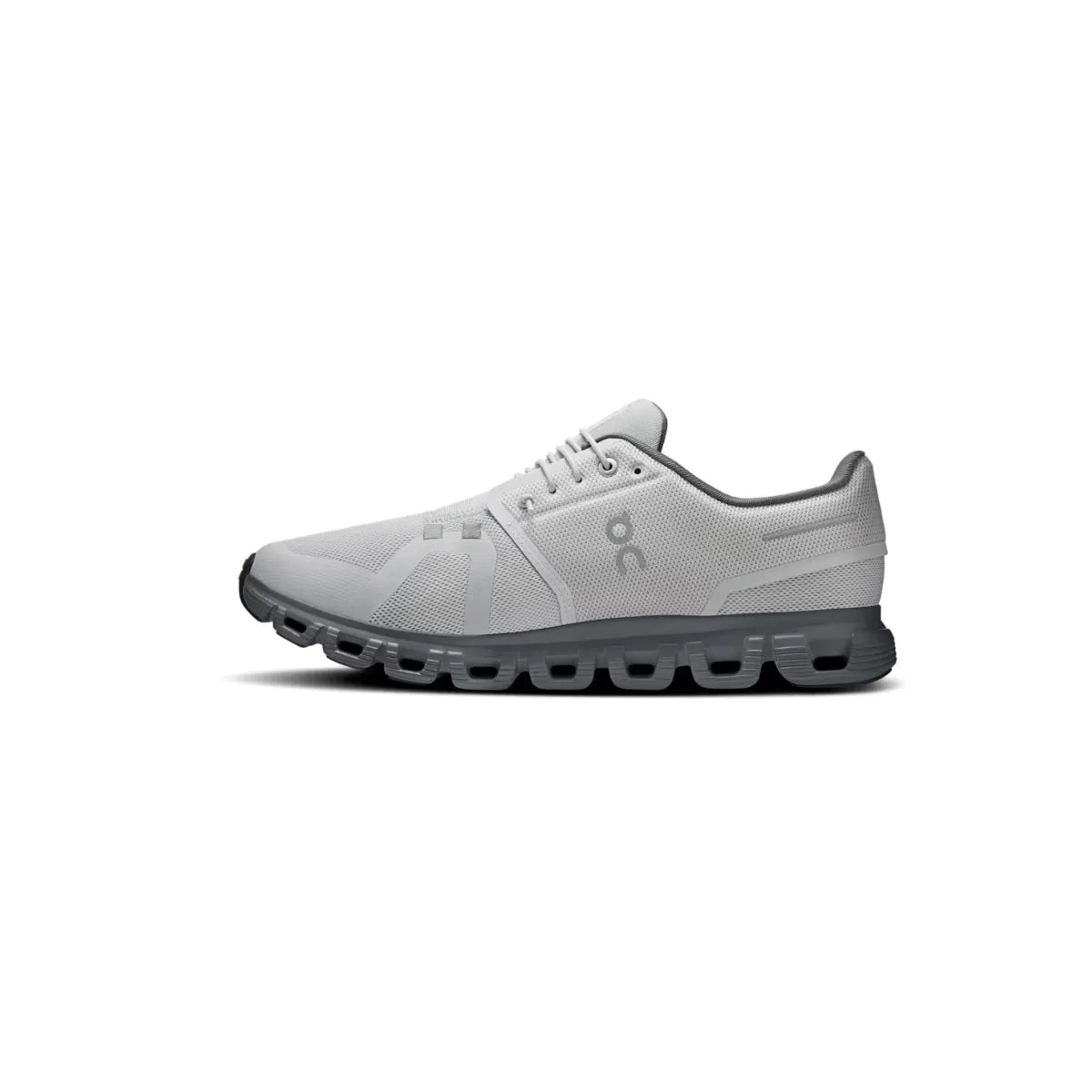 On Cloud 6 men's running shoes in Wolf Rock right side view
