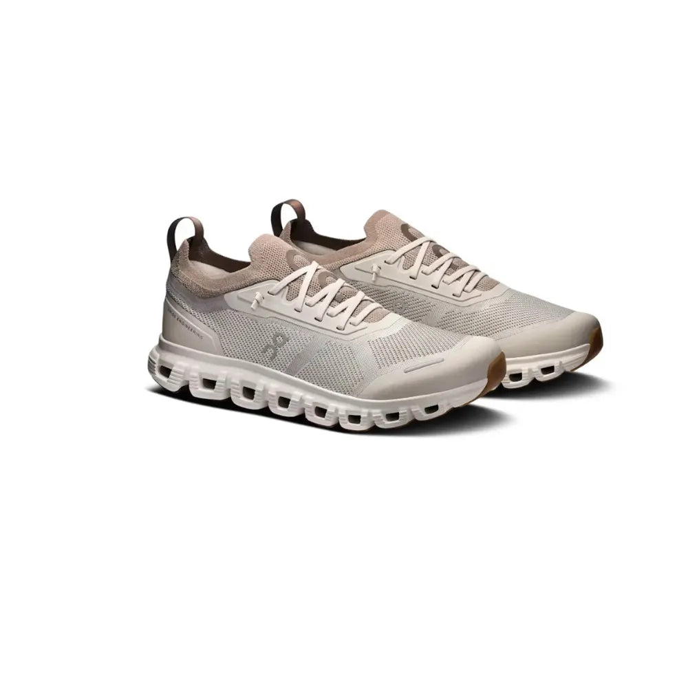 On Cloud 6 Versa Pearl Cinder sneakers front angled view
