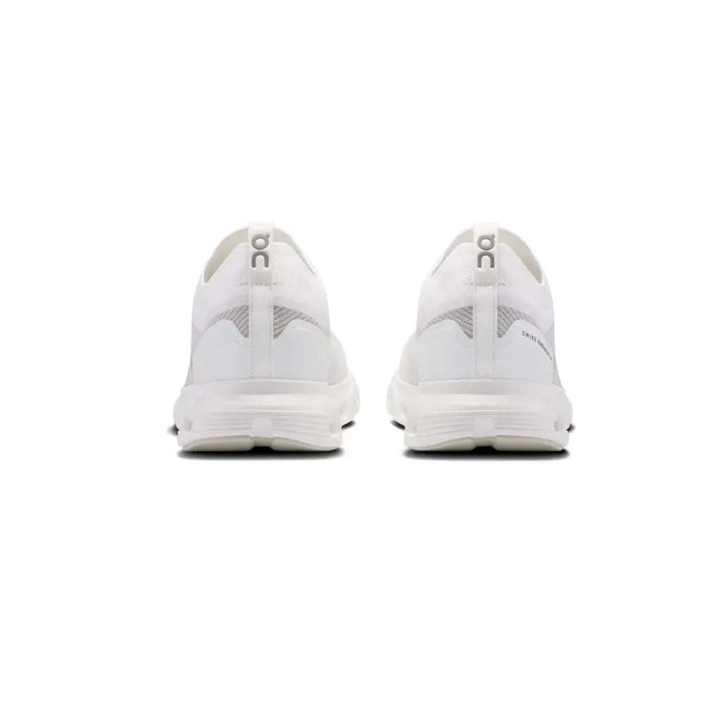 On Cloud 6 Versa White White sneakers heel view