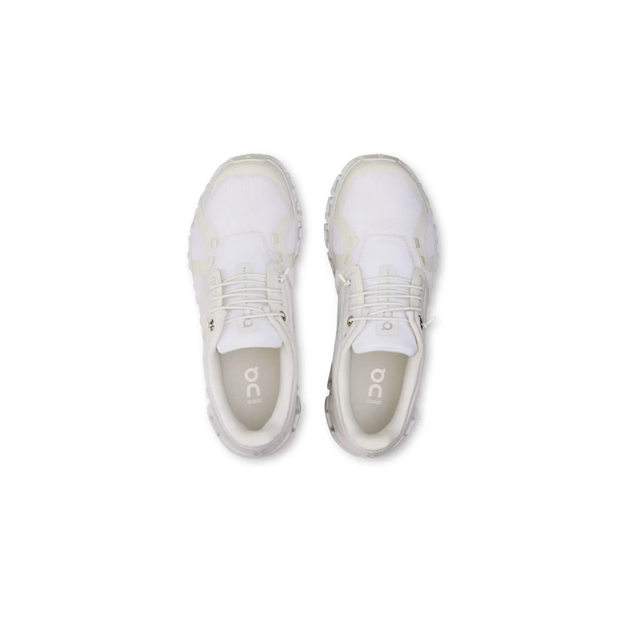 On Cloud 6 White White top view