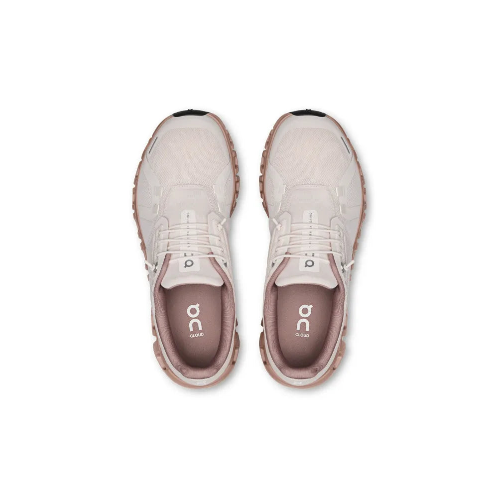 Top view of On Cloud 6 Women's Oyster Biscuit