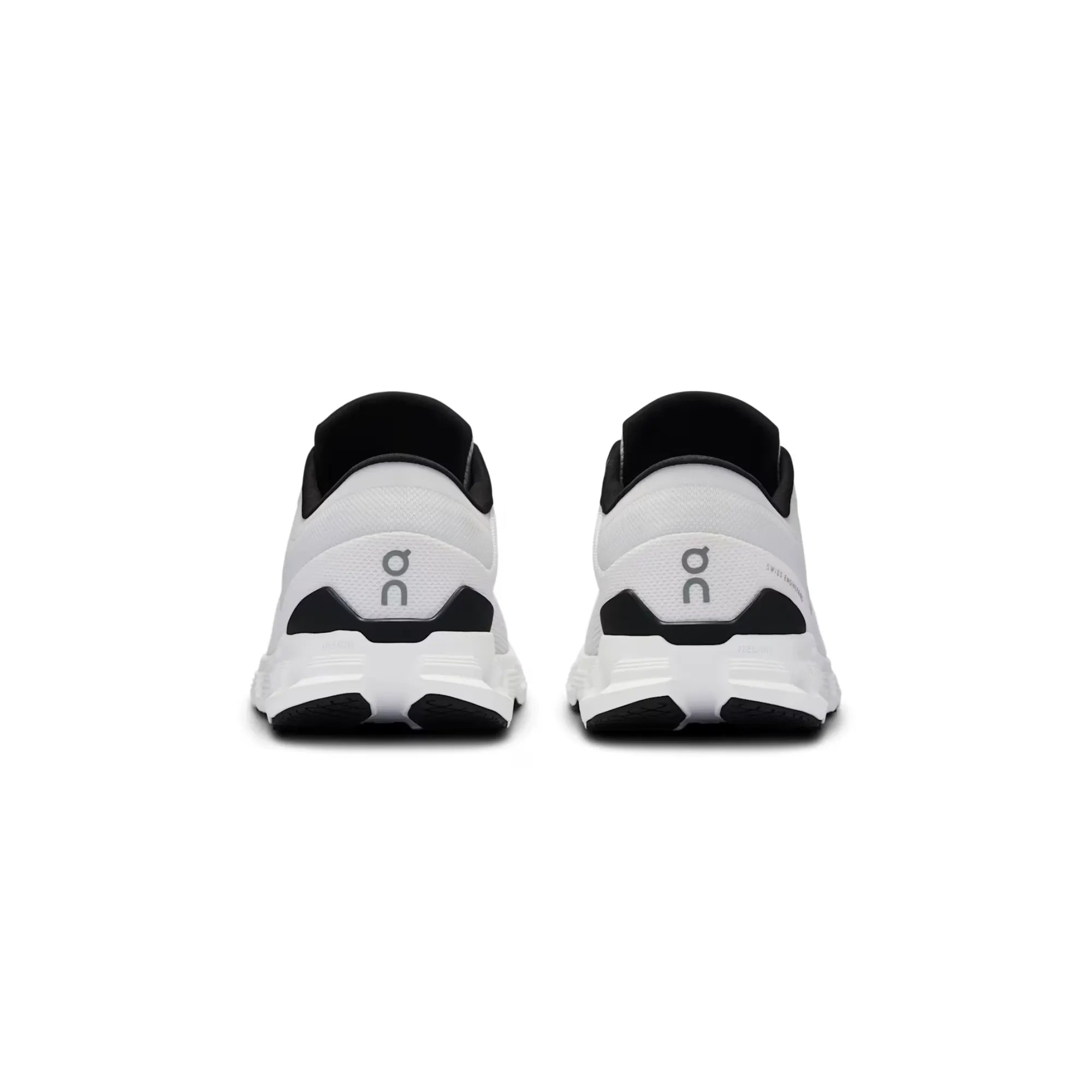 On Women's Cloud X4 Ivory Black back view