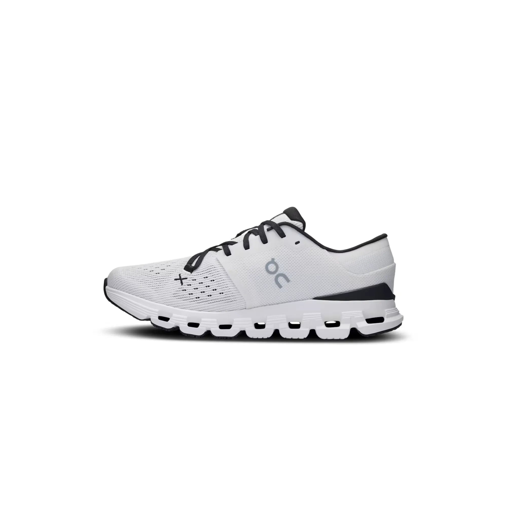On Women's Cloud X4 Ivory Black lateral side view