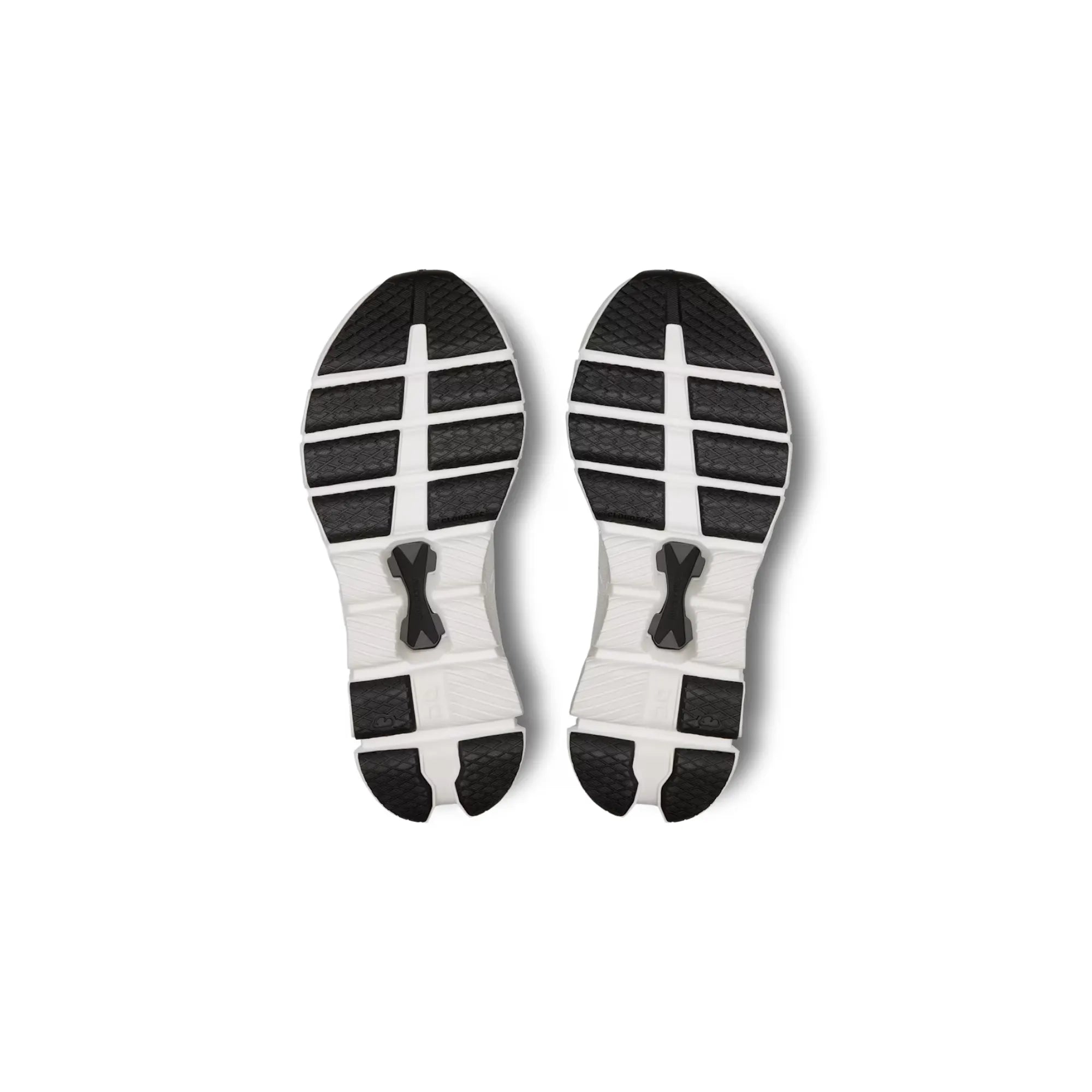 On Women's Cloud X4 Ivory Black outsole view