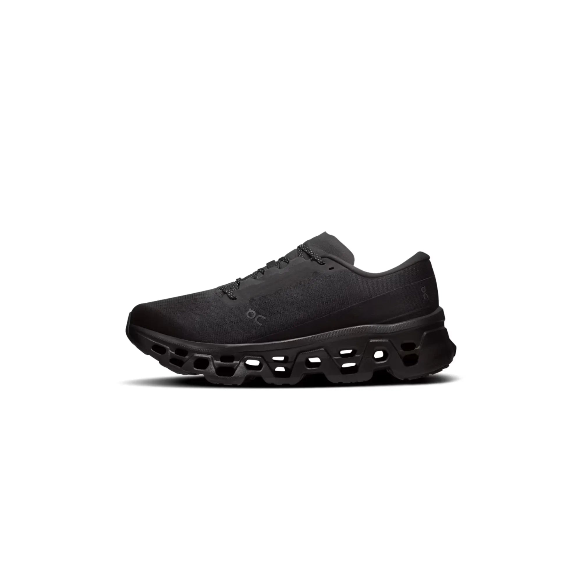 On Men's Cloudmonster 3 Black Black lateral side view