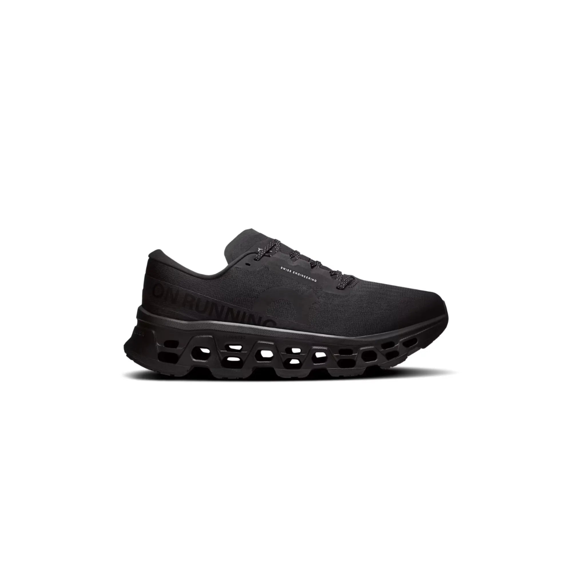 On Men's Cloudmonster 3 Black Black side view