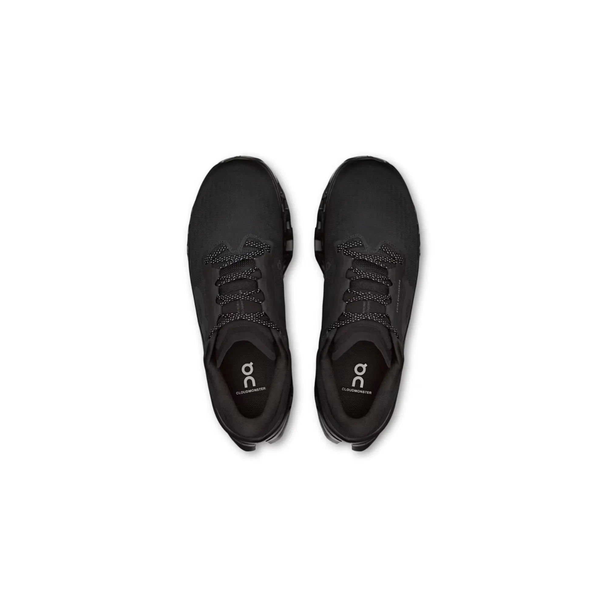 On Men's Cloudmonster 3 Black Black top view