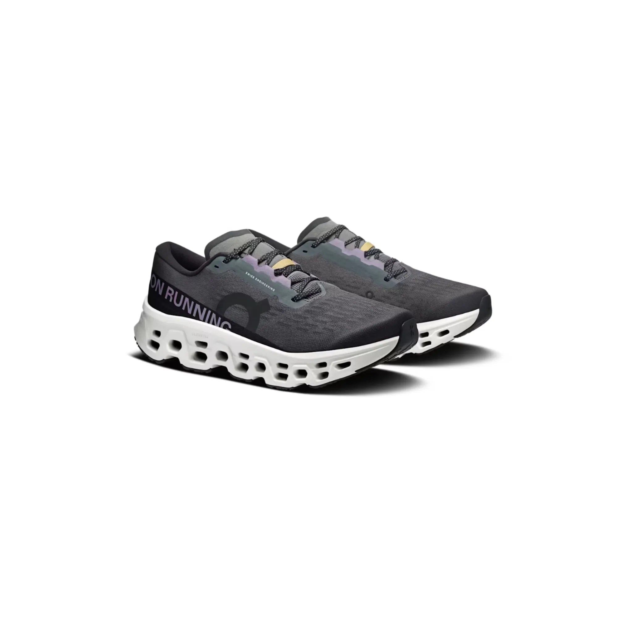 On Men's Cloudmonster 3 Eclipse Frost pair view