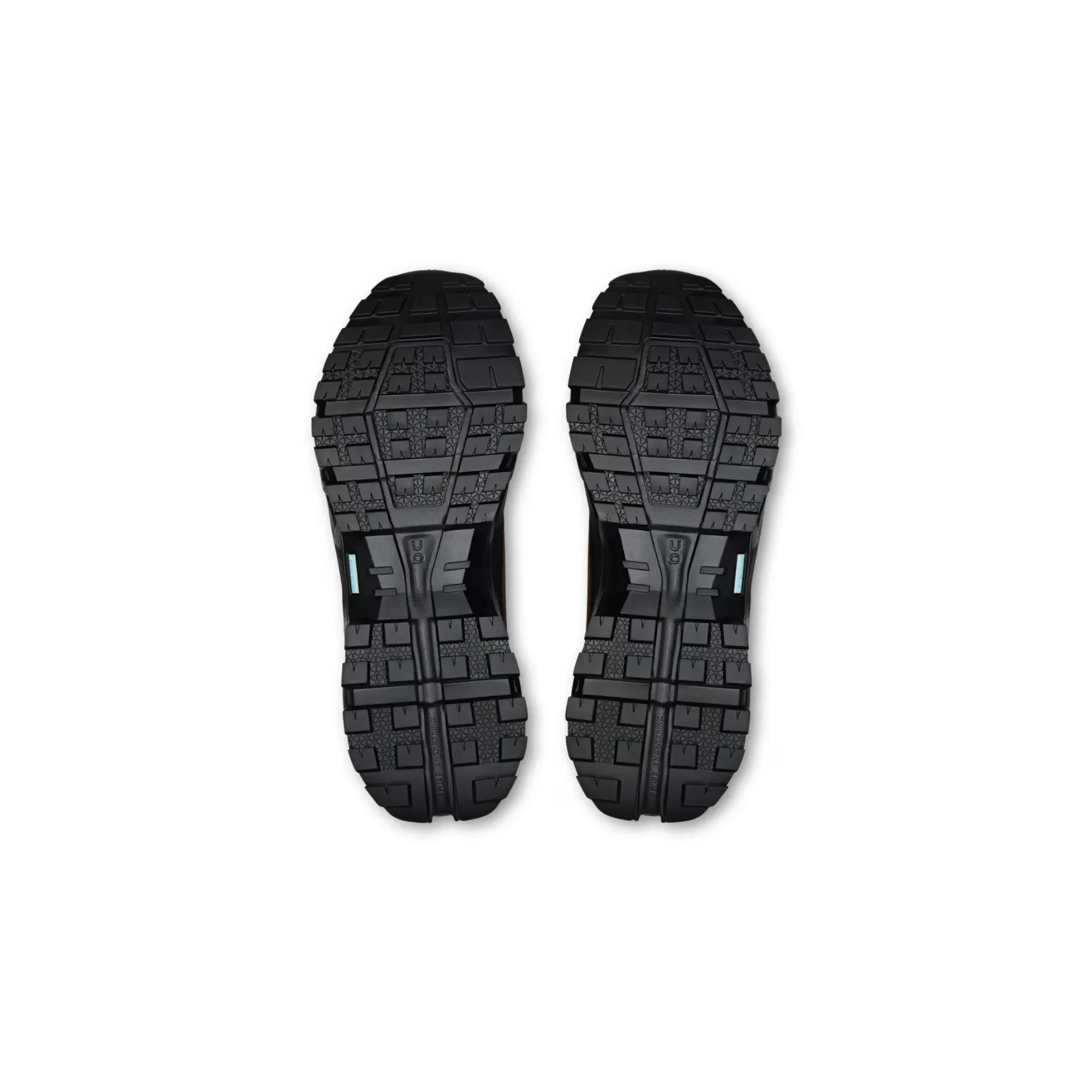 On Cloudrock Low Waterproof Earth Black outsole view