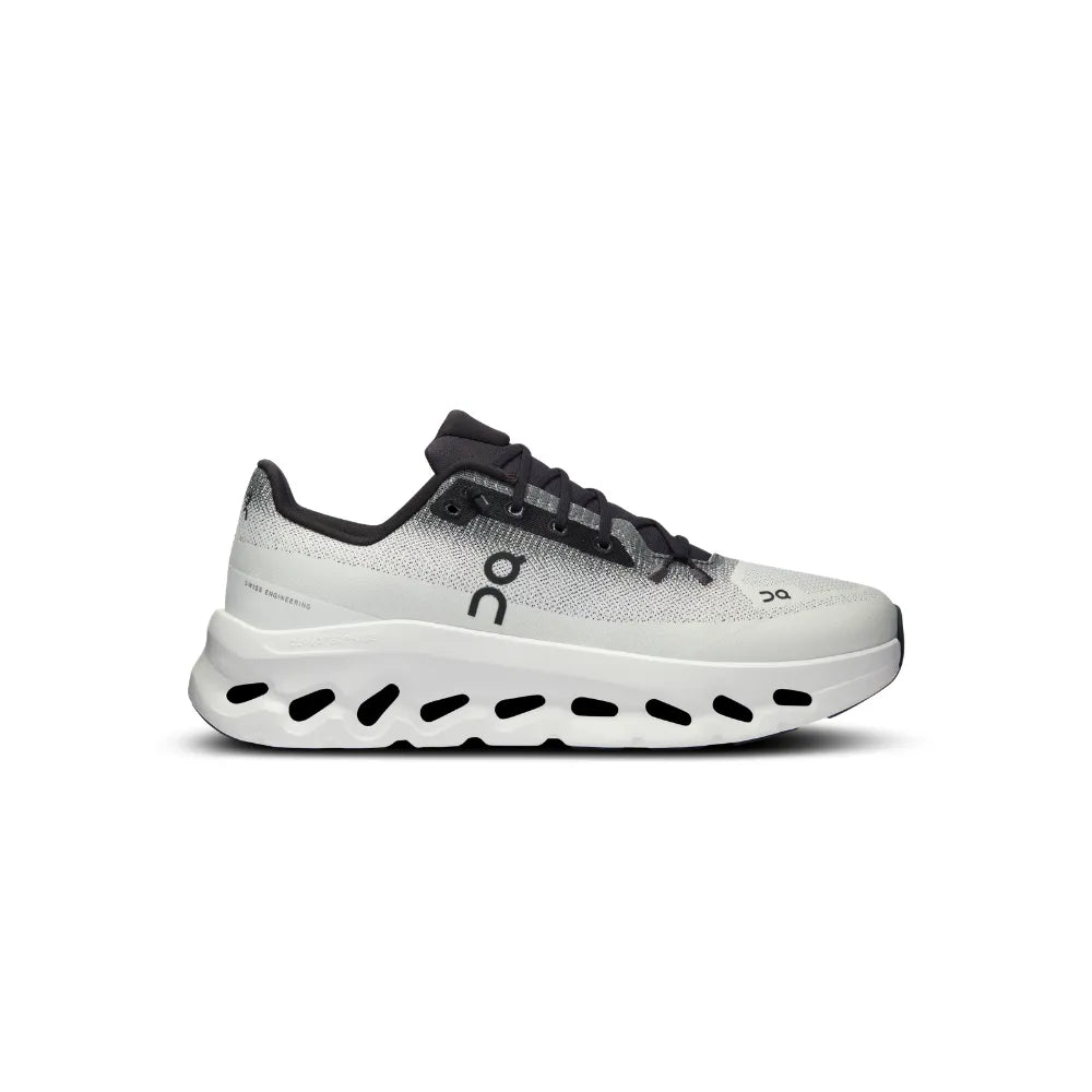 Left side view of On Cloudtilt Men's Black Ivory