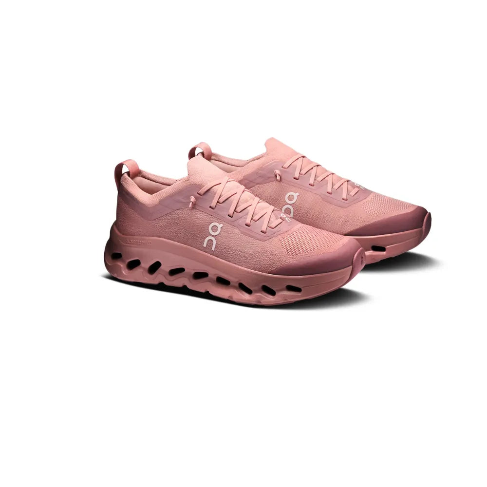 On Cloudtilt Moon Women's Dustrose Dustrose sneakers front angled view