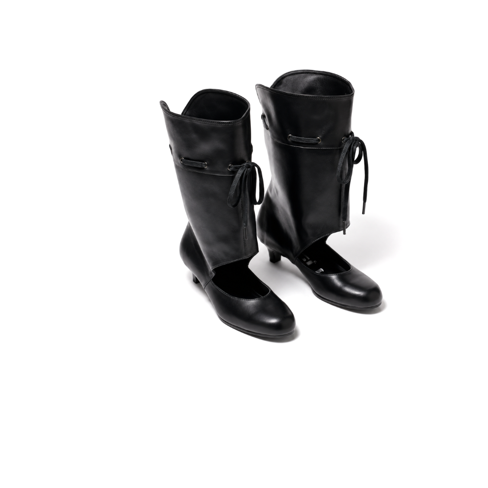 OPEN YY Cut Out Heels in Black