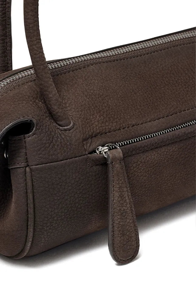 Side detail of OPENYY Ombre Corgi Small in Brown