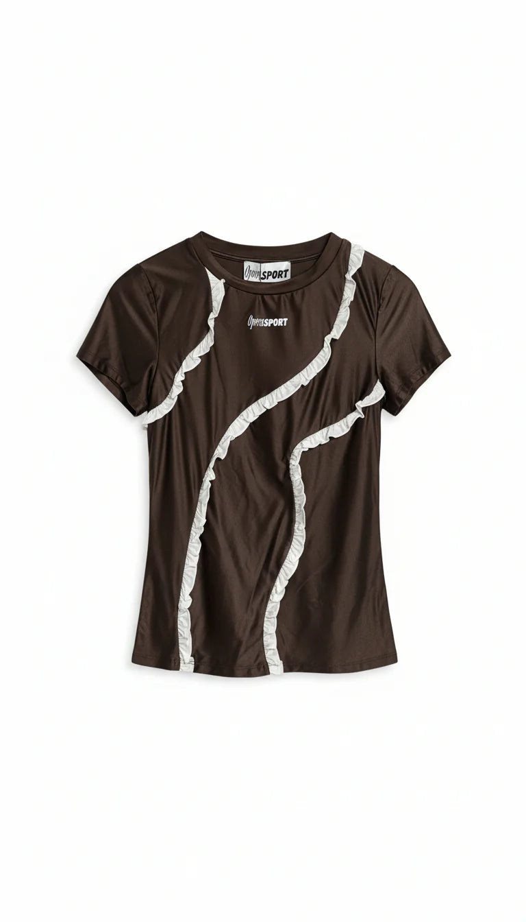 OpéraSPORT Coleen Top in Brown front view