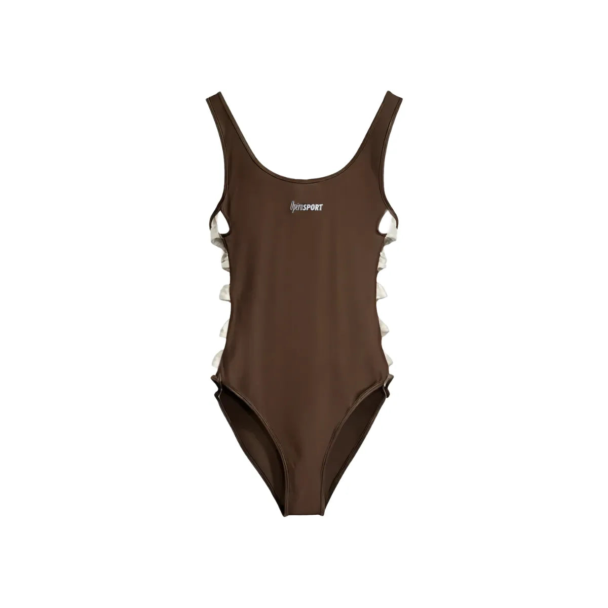 OpéraSPORT Lucle Swimsuit in Brown front view