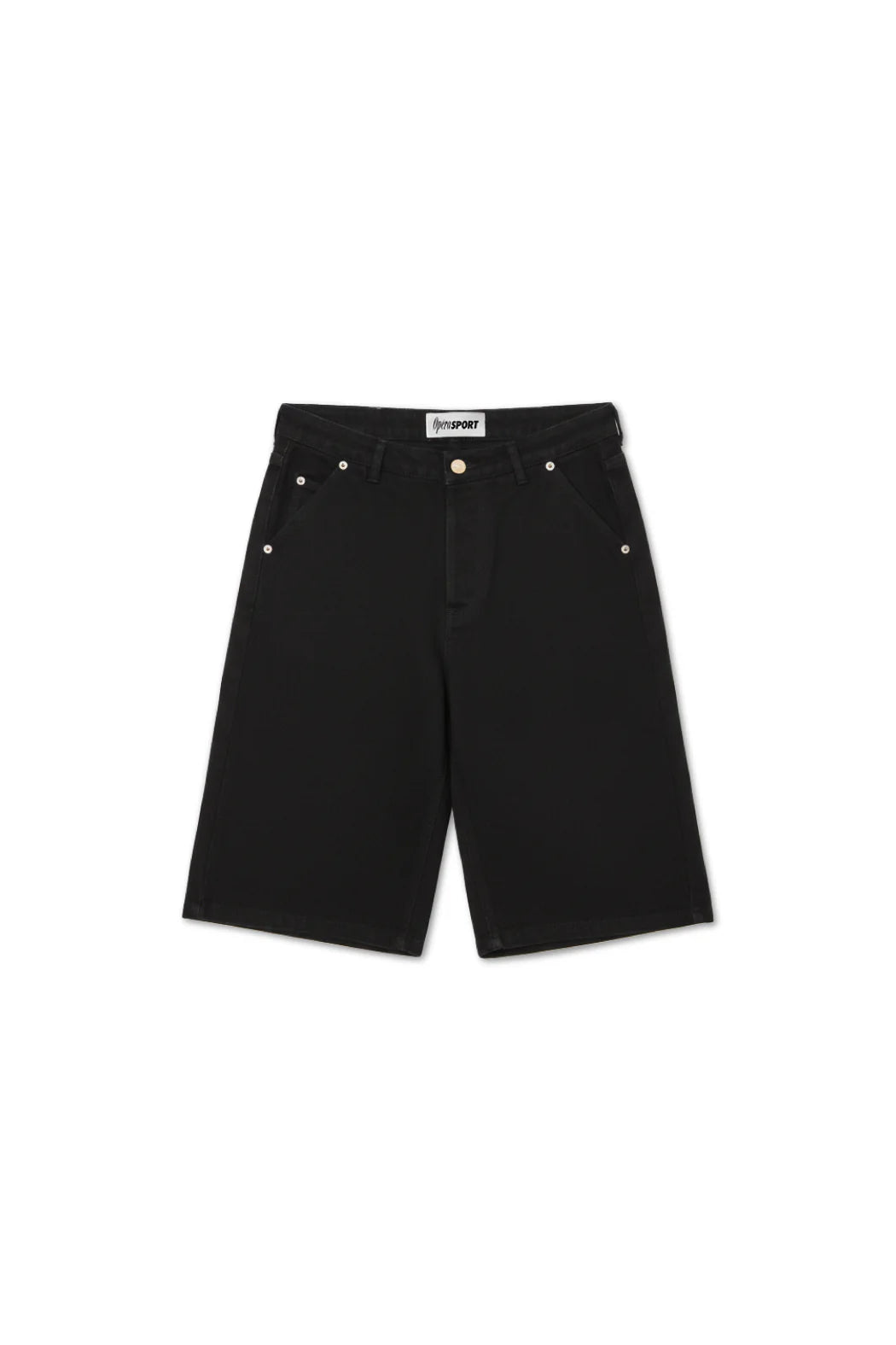 OperaSPORT Mika Denim Shorts Black front view