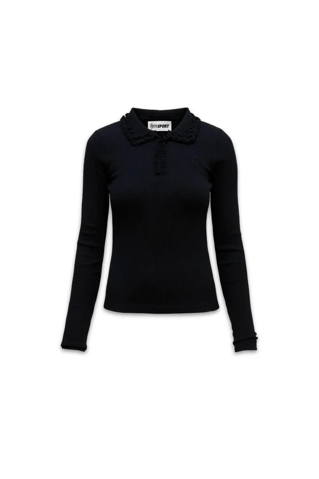 OpéraSPORT Arianna Seamless Polo in Black