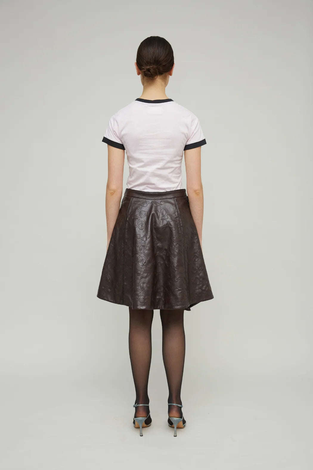 OperaSport Teresa Mini Tee Pink worn by model back view