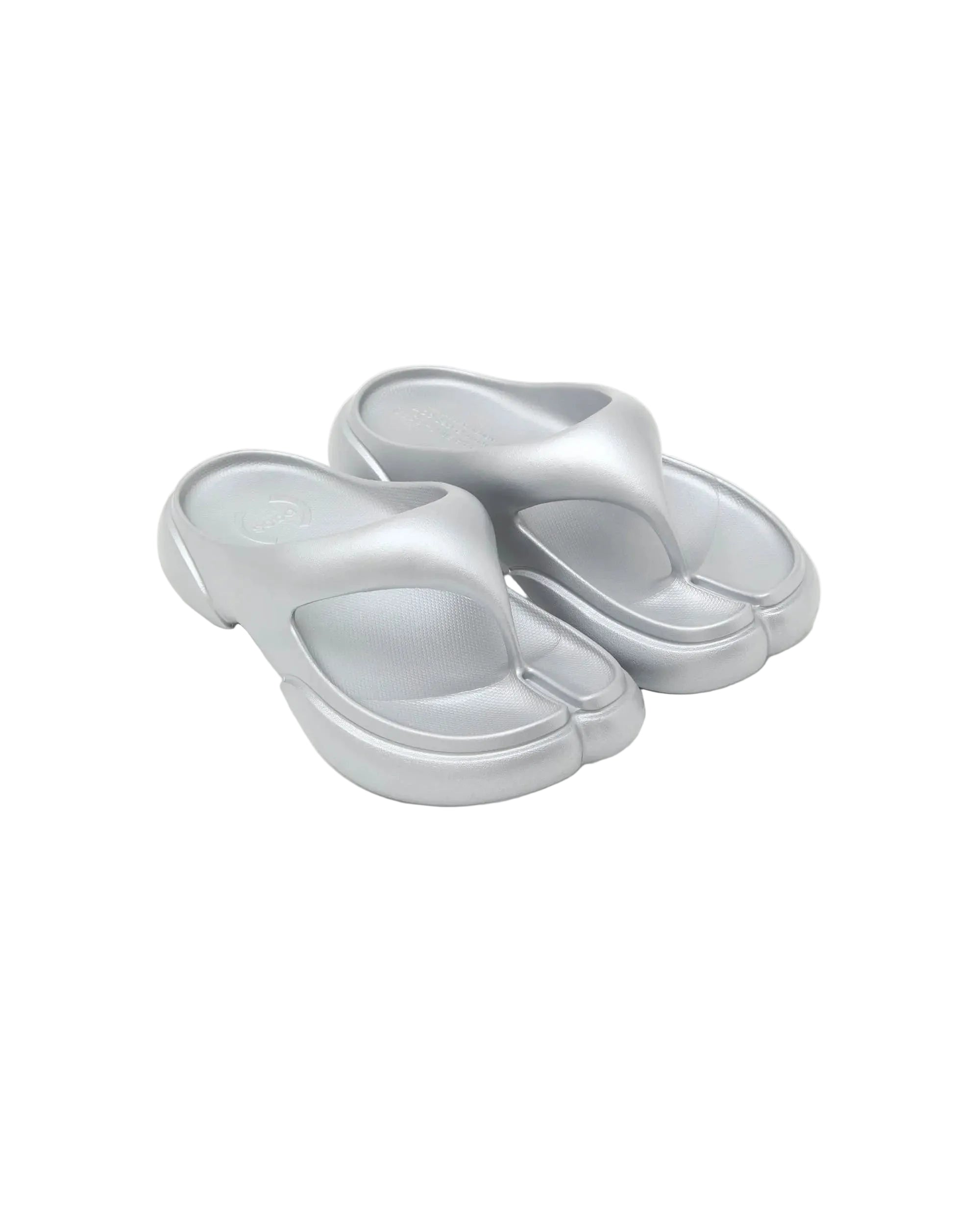 PAES Flipflop 02 in Silver front view