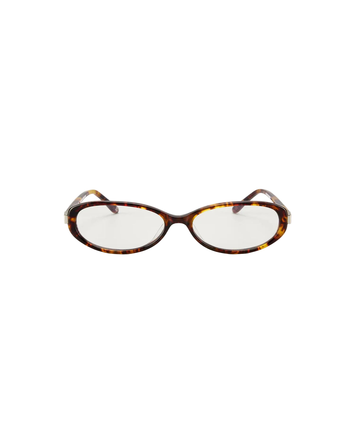 Pixie Sunglasses Tortoise Clear front view