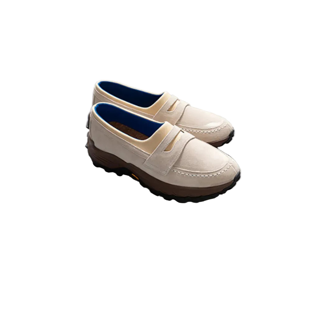 PLAYGROUND PG DISH Off White slip-on loafers