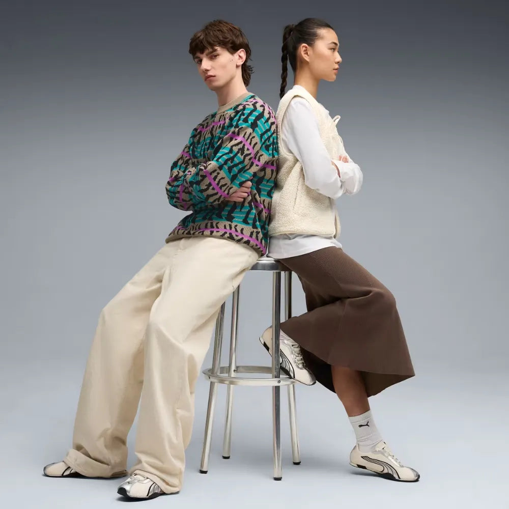 Models wearing PUMA H-Street OG in Frosted Ivory