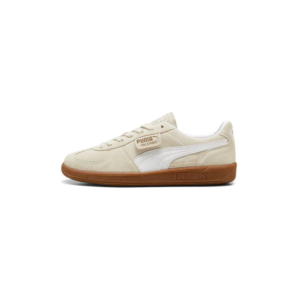 Opposite side profile of PUMA Palermo Alpine Snow White sneakers