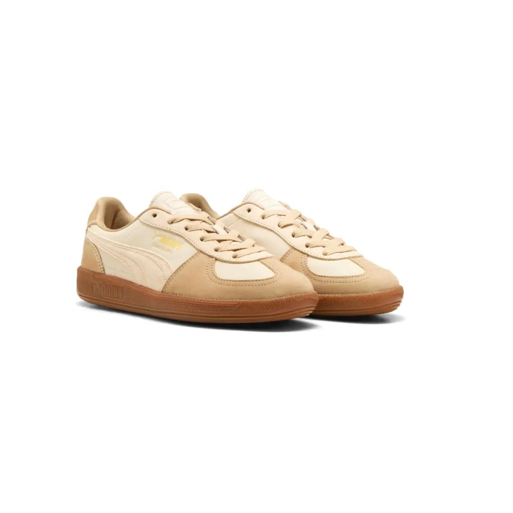 PUMA Palermo LUX in Alpine Snow Canvas Gum front angle view