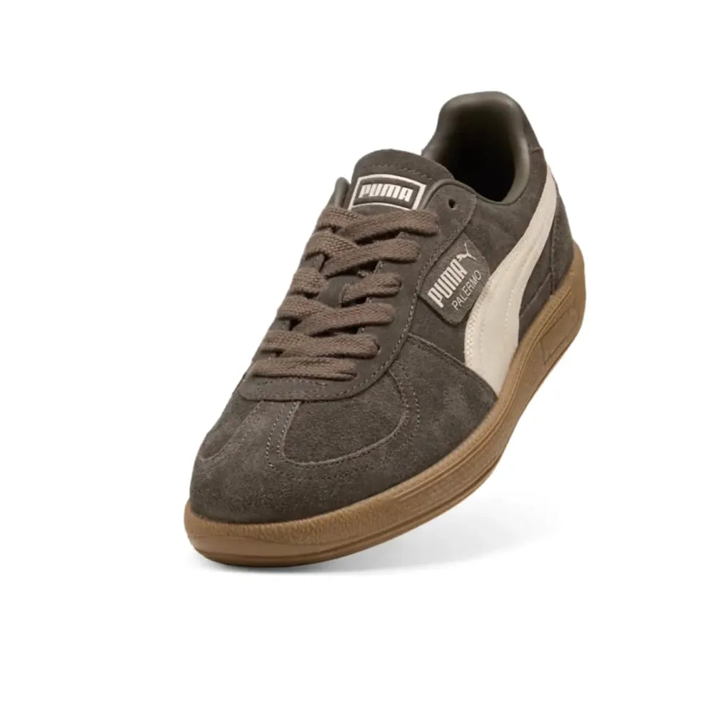 PUMA Palermo Matte Bronze Silver Fog angled view