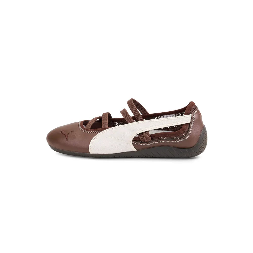Opposite side view of PUMA Speedcat Ballet Aere Wns Flat Bronze-Frosted Ivory