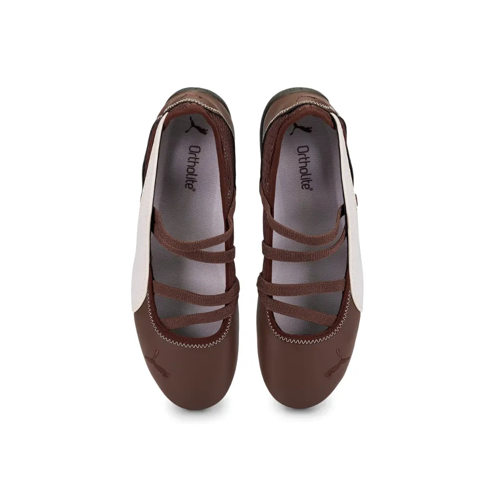 Top view of PUMA Speedcat Ballet Aere Wns Flat Bronze-Frosted Ivory