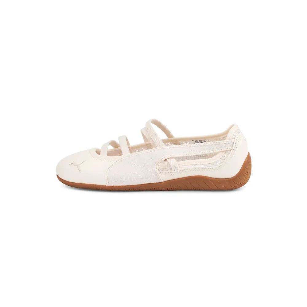 Opposite side view of PUMA Speedcat Ballet Aere Wns Frosted Ivory-Gum
