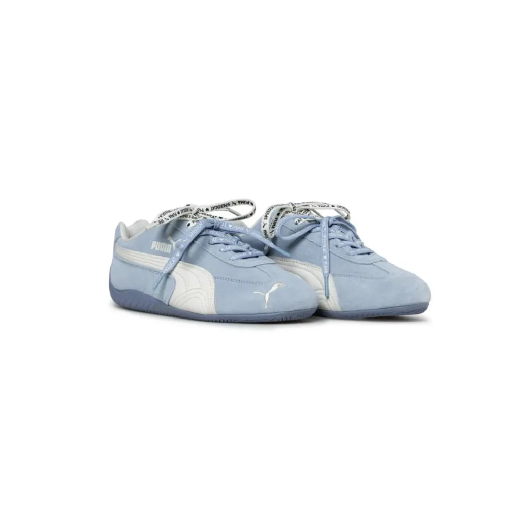 PUMA Speedcat Duo Lace in Snow Mountain Blue front angle view