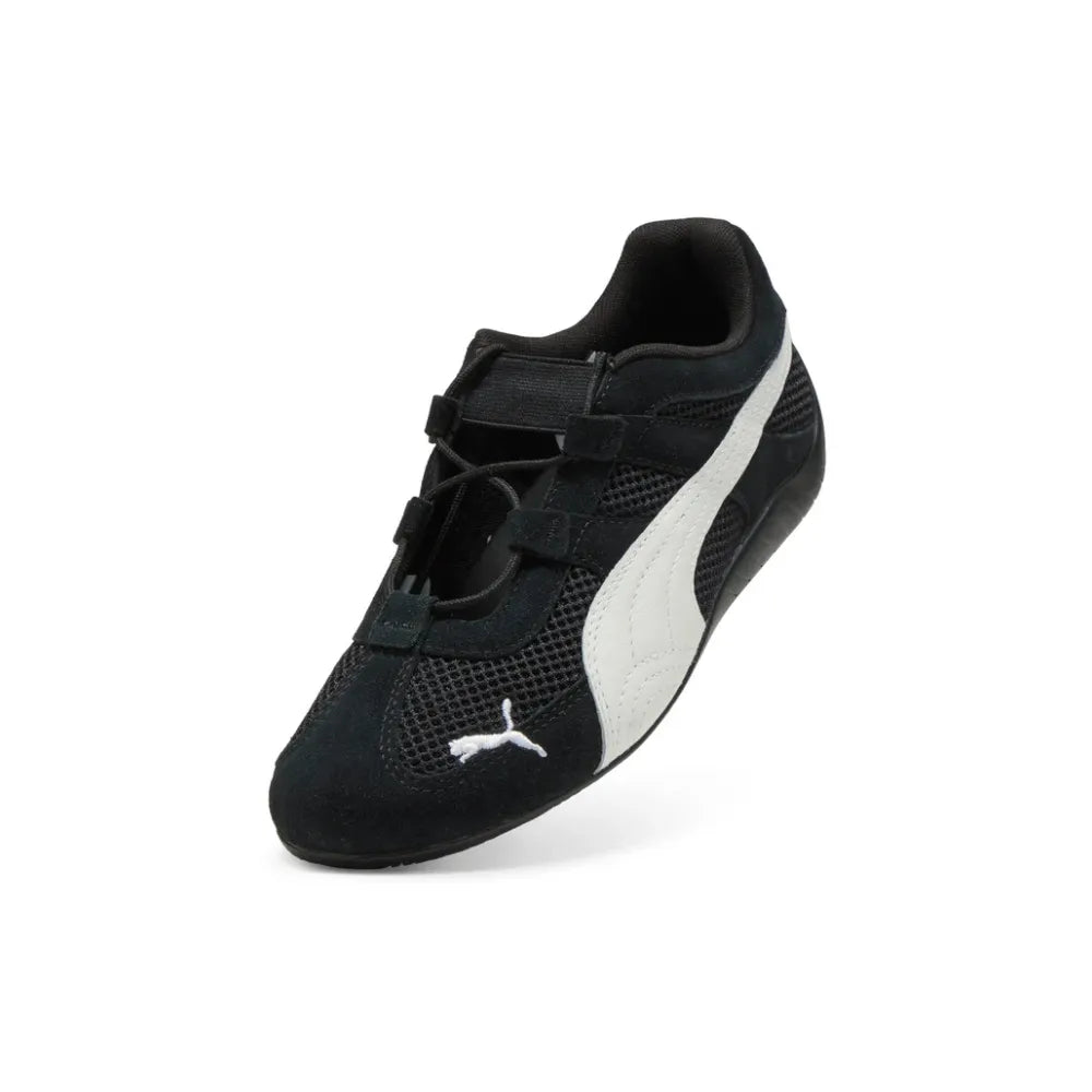 Angled view of PUMA Speedcat Go Wns PUMA Black PUMA White