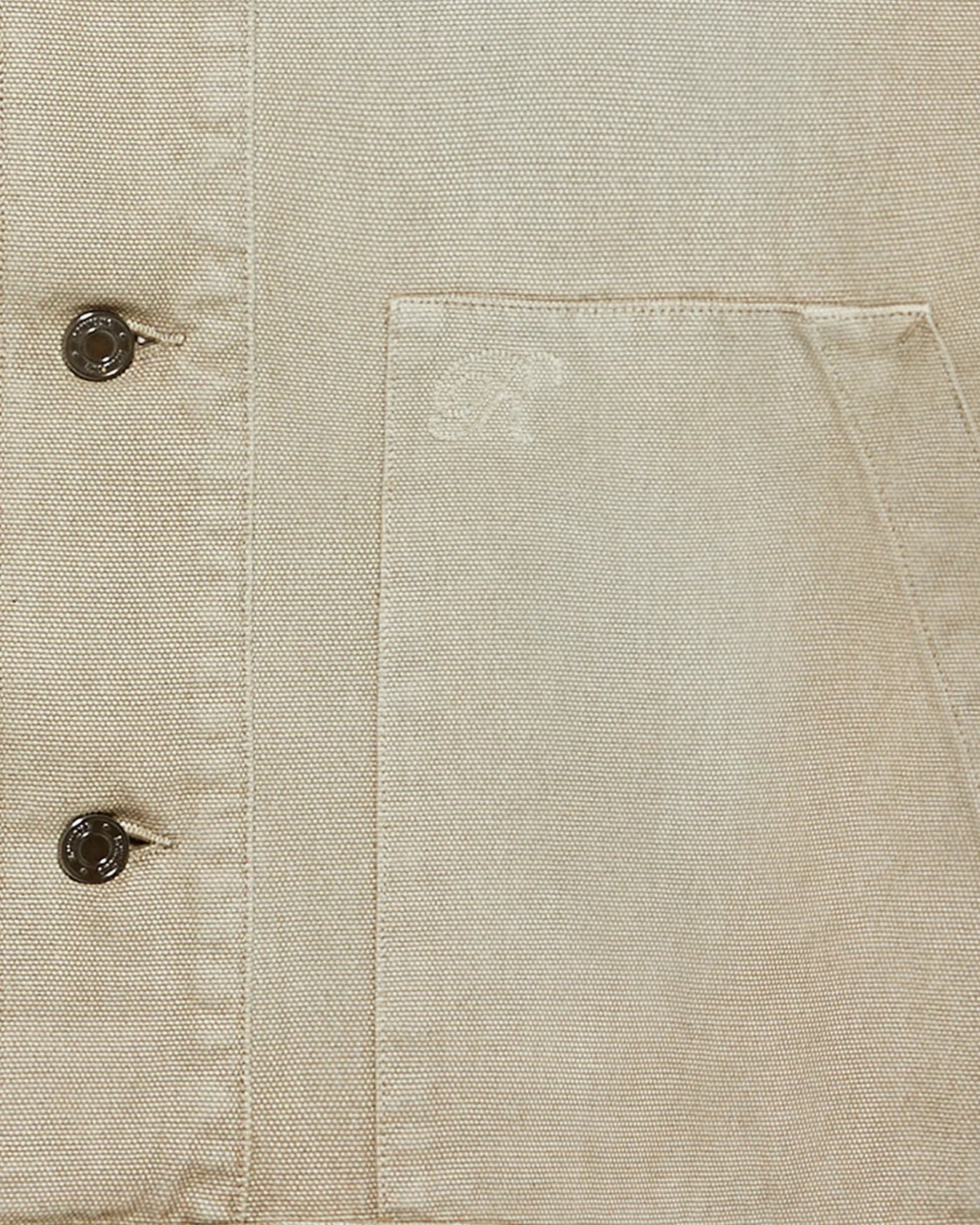 Ronning Fatigue Jacket in Sand corduroy fabric and pocket detail