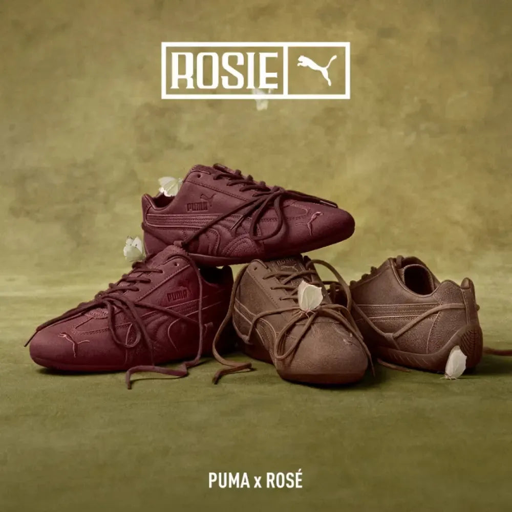 Rosé x PUMA Speedcat VTG Espresso Haute Coffee campaign detail