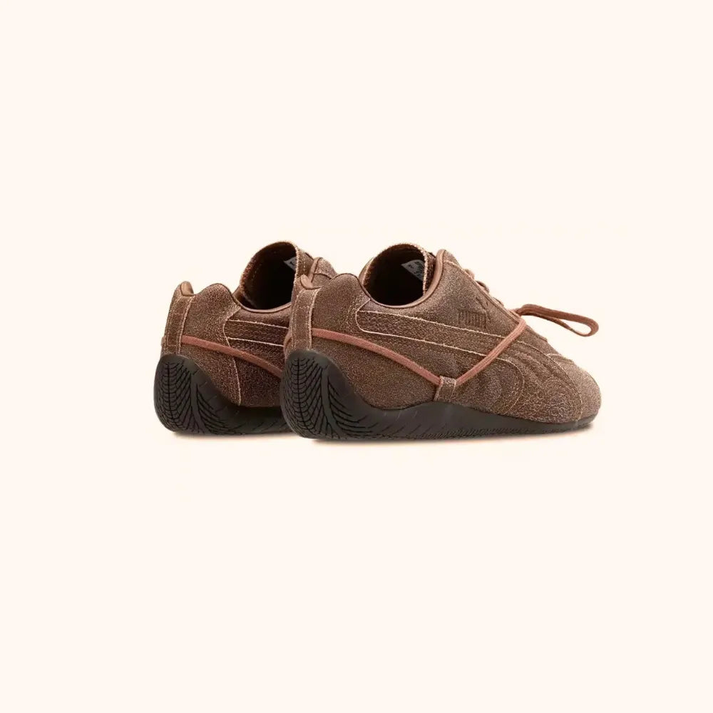 Rosé x PUMA Speedcat VTG Espresso Haute Coffee pair view