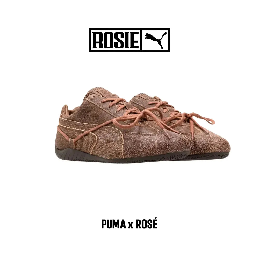 Rosé x PUMA Speedcat VTG Espresso Haute Coffee front view