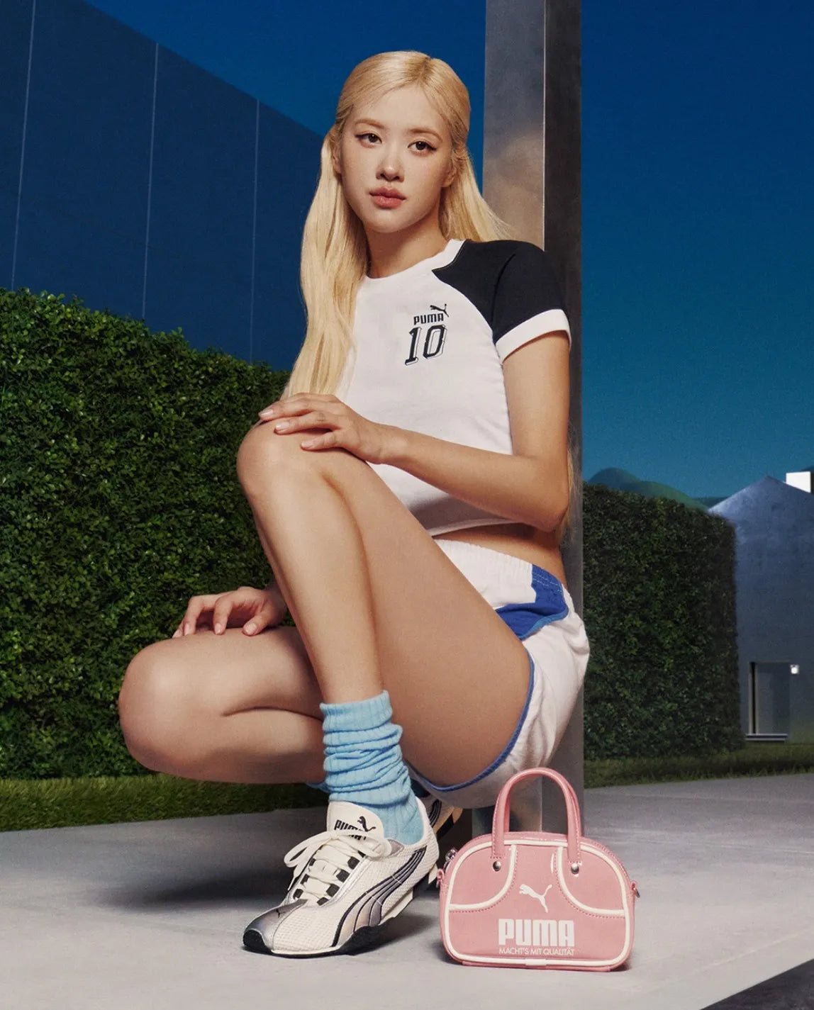 Roses wearing PUMA H-Street OG Frosted Ivory