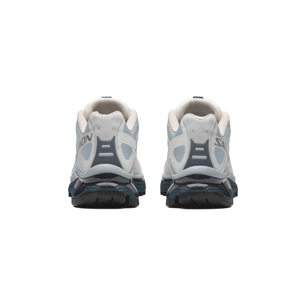 Back view of Salomon XT-4 OG Pearl Blue Grisaille Vanilla Ice shoes