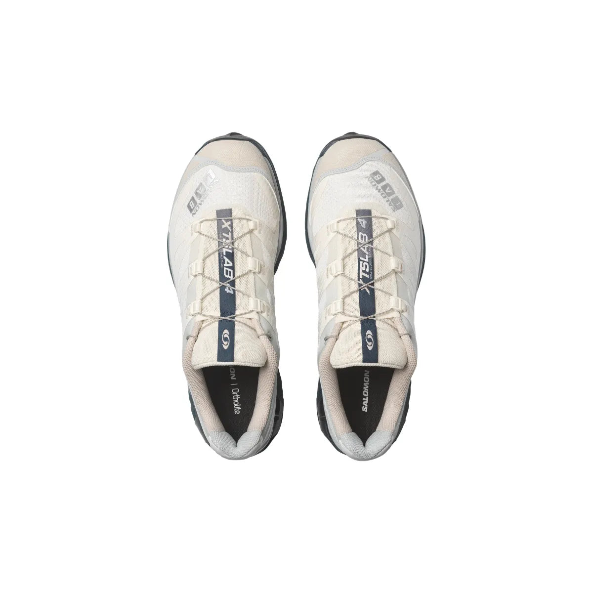 Top view of Salomon XT-4 OG Pearl Blue Grisaille Vanilla Ice shoes