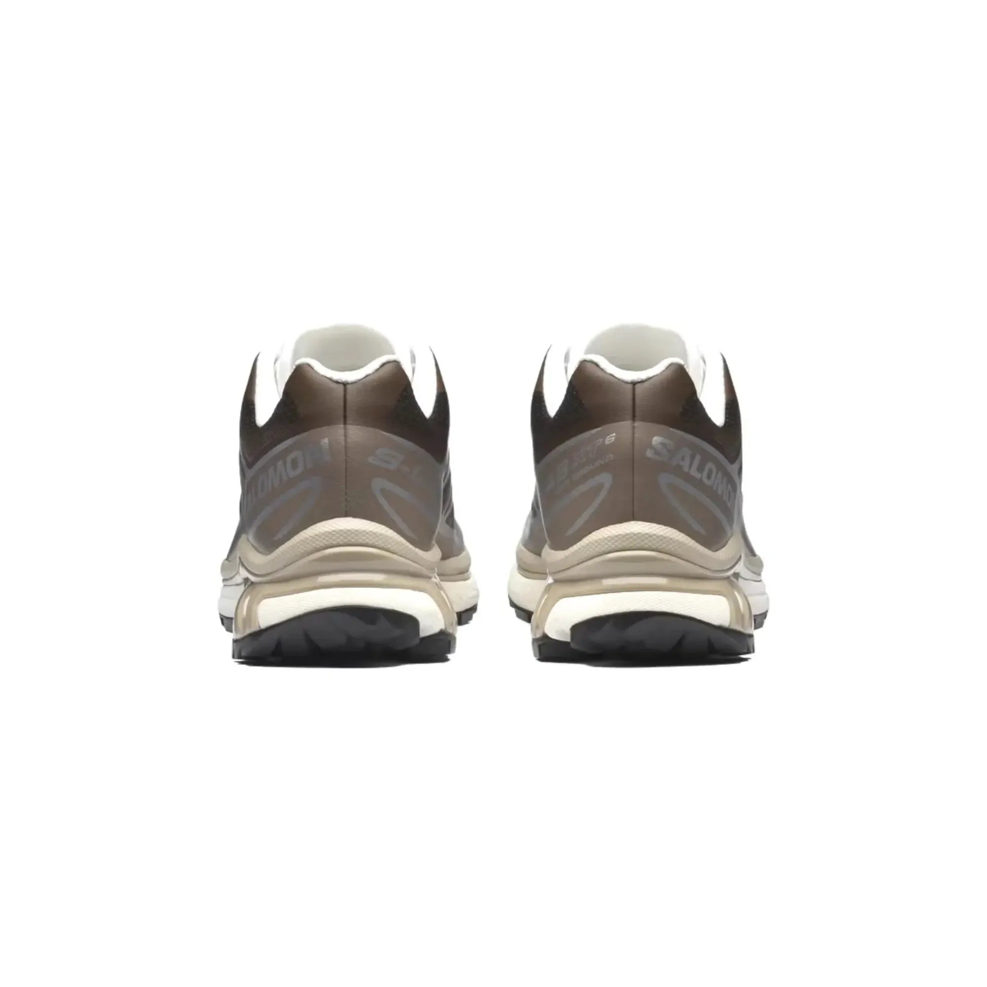 Salomon XT-6 Earth Brown Walnut Ftw Silver back view