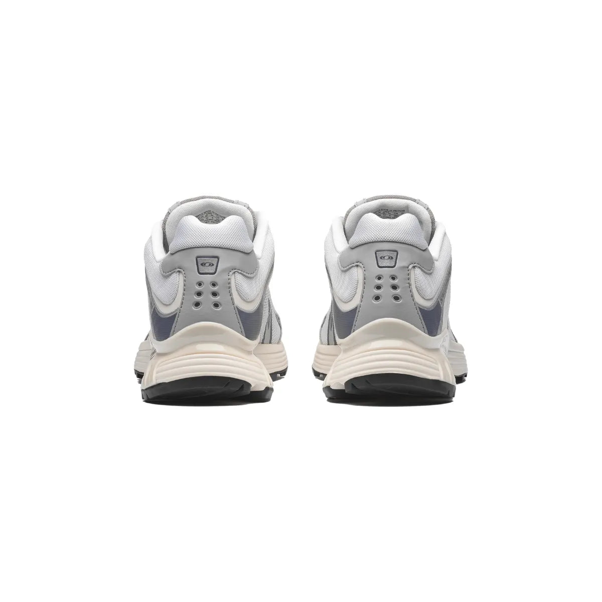 Back view of Salomon XT-Whisper Vanilla Ice White Grisaille shoes