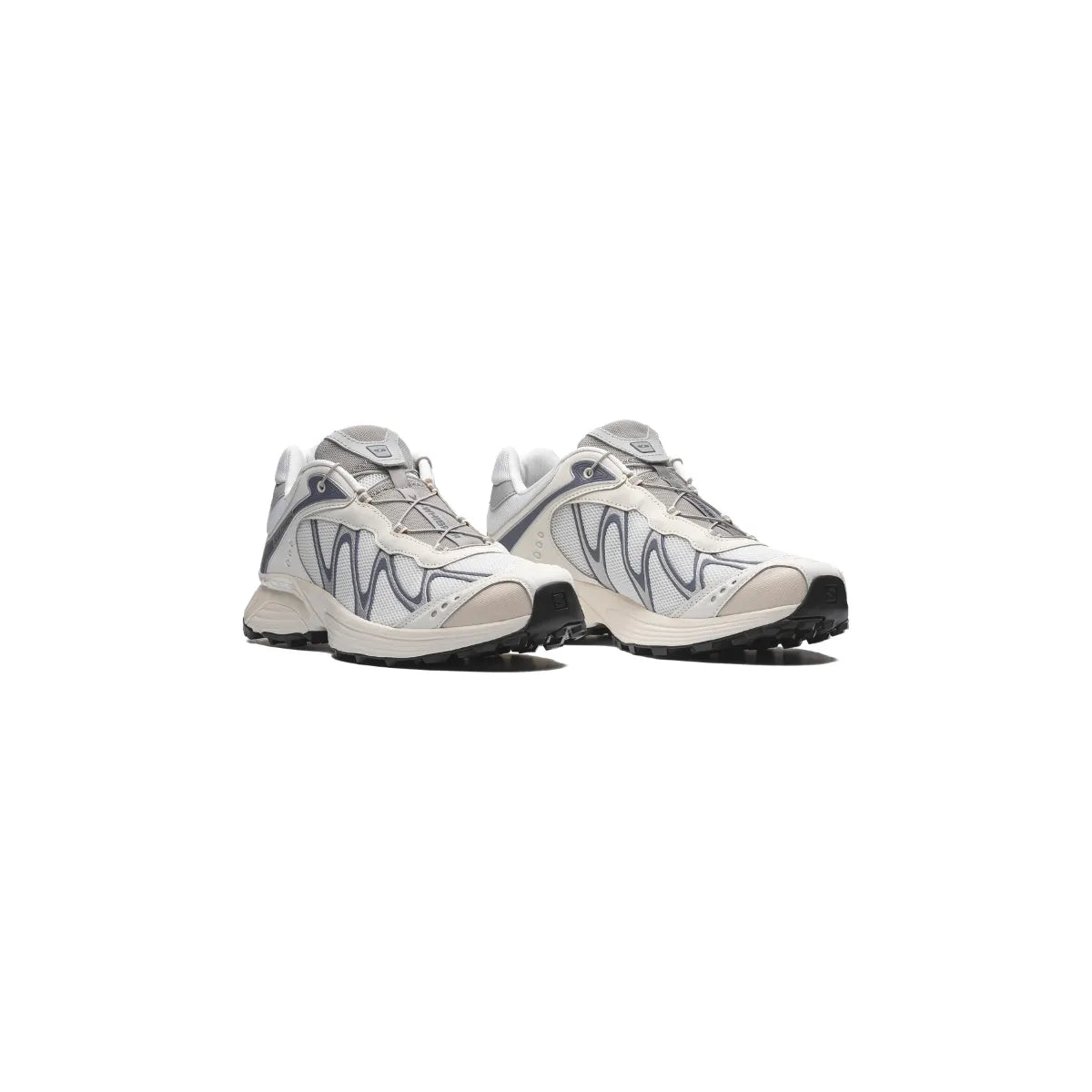 Side view of Salomon XT-Whisper Vanilla Ice White Grisaille shoes