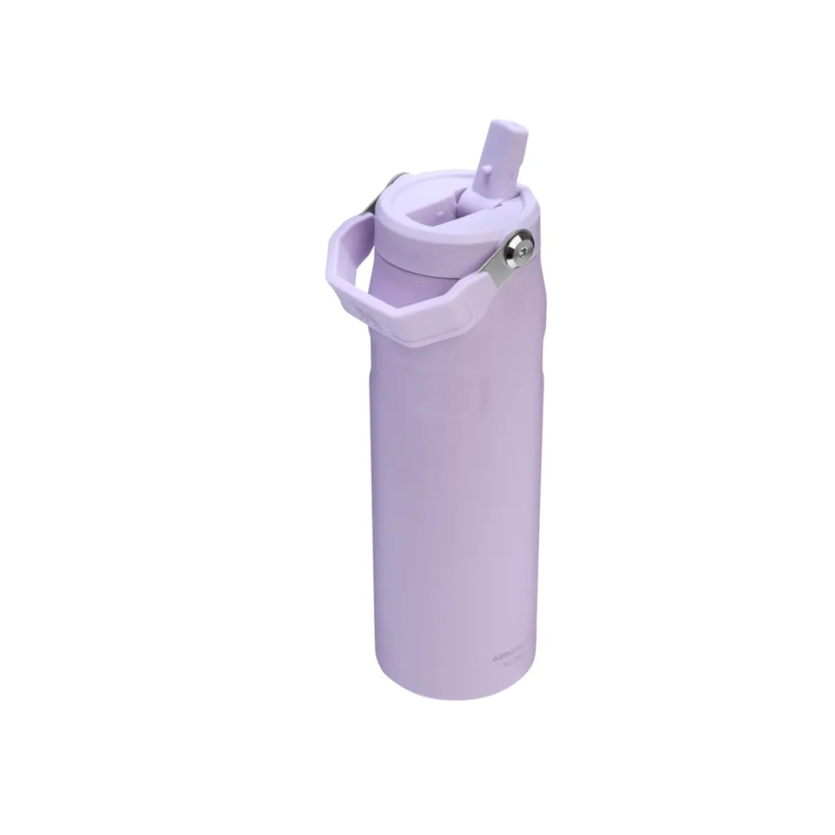Angled view of Stanley IceFlow Bottle with Flip Straw Lid 24 Oz Sour Grape