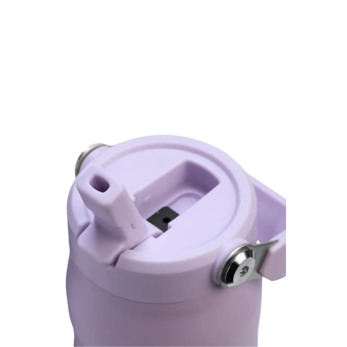 Flip Straw lid detail of Stanley IceFlow Bottle with Flip Straw Lid 24 Oz Sour Grape