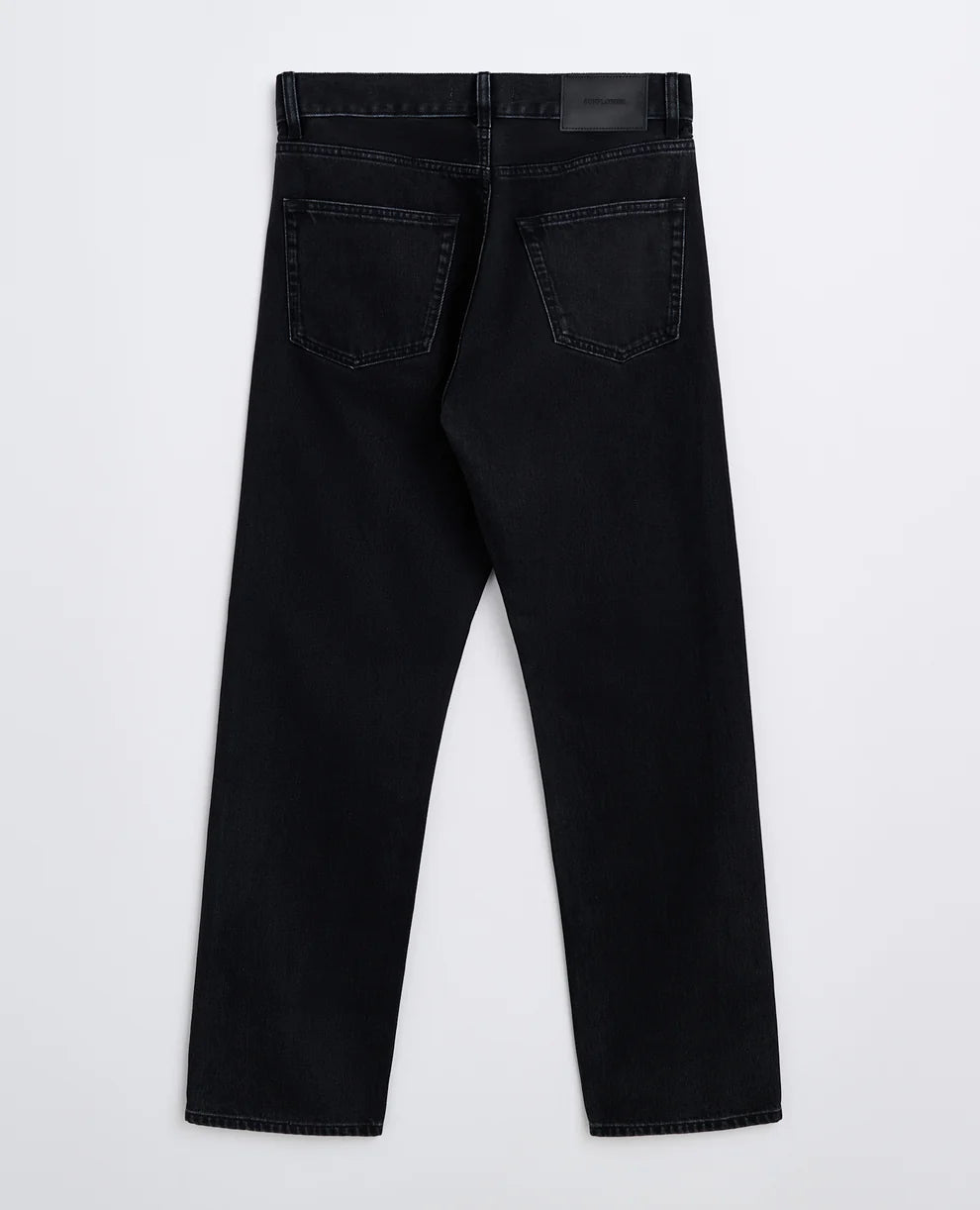 Back view of Sunflower Standard 708 Washed Black Jeans
