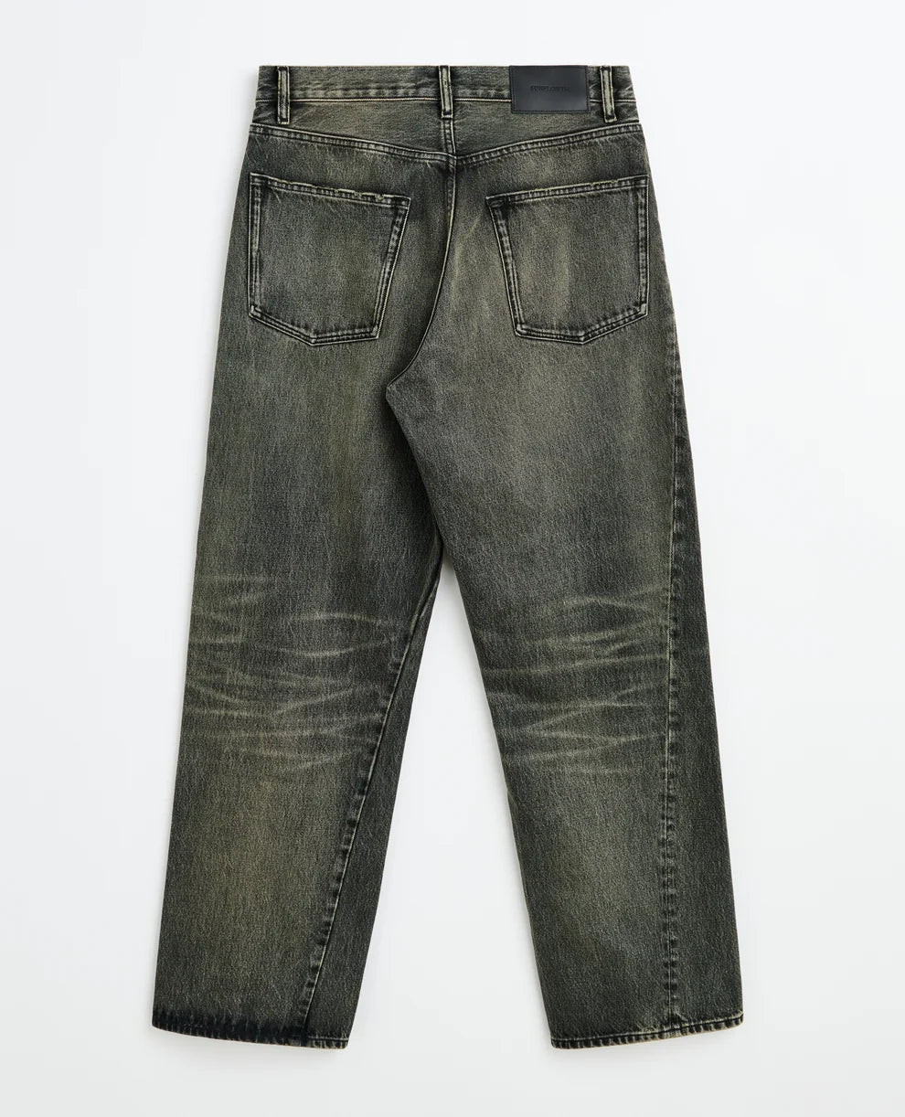 Back view of Sunflower Wide Twist 710 Black Tint Jeans