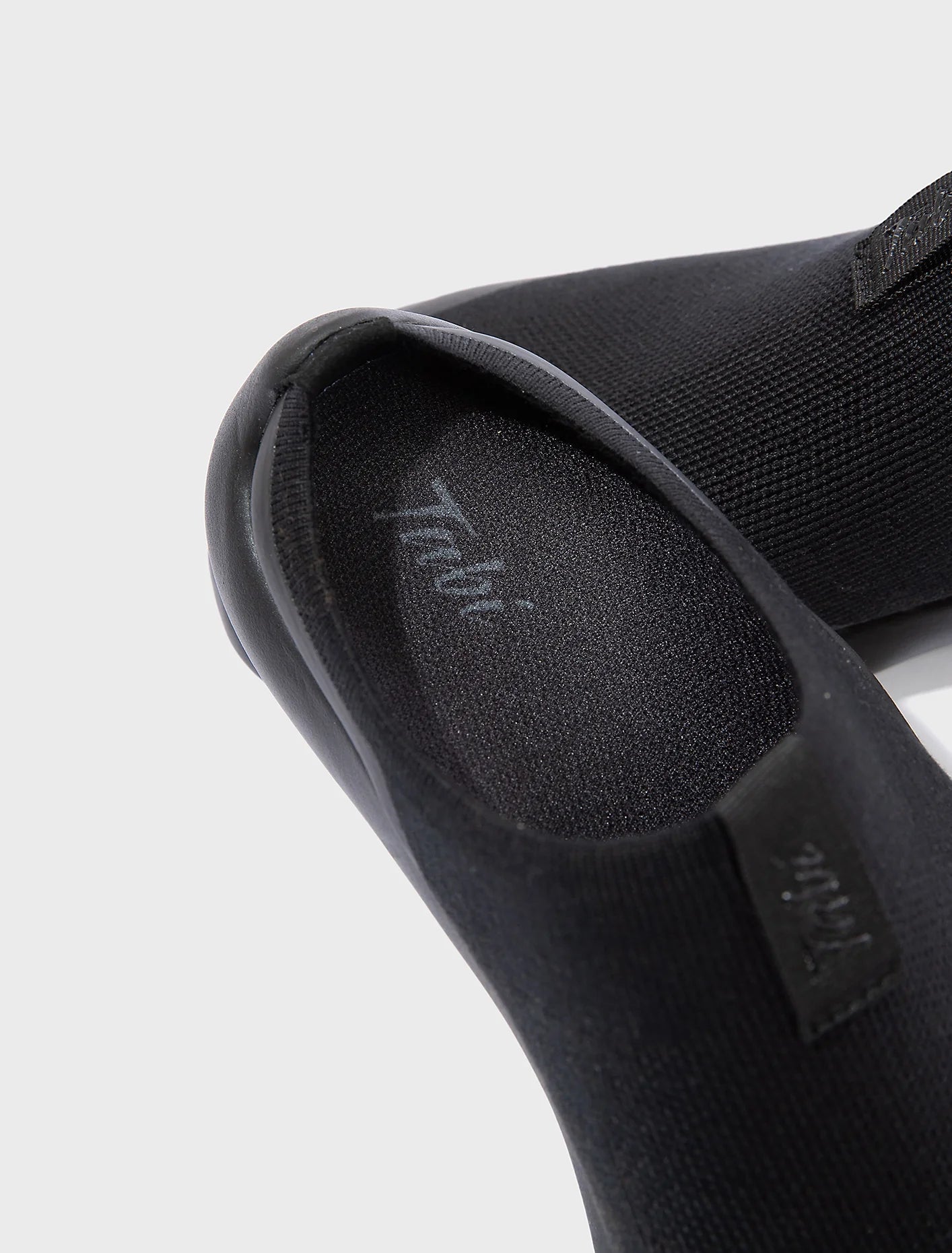 Tabi Mules Black insole detail