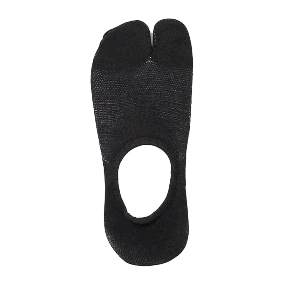 Tabi Shoe Black by Tabi split toe socks included for comfort